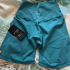 NVGTN teal signature 2.0 shorts
